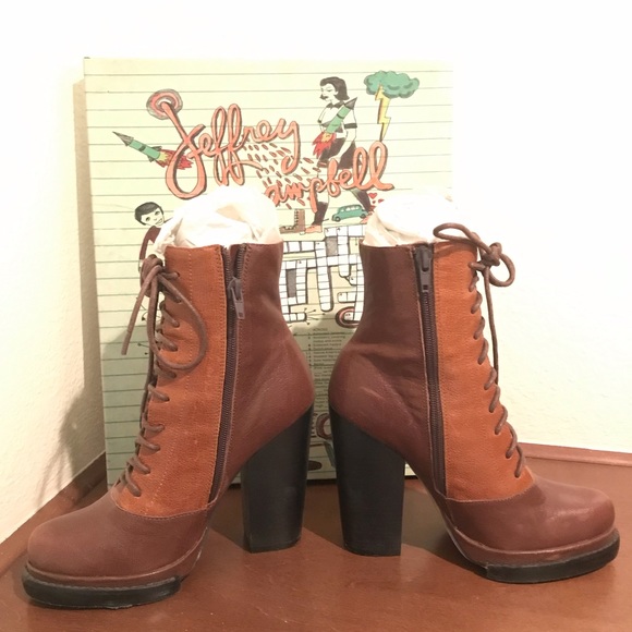 EUC Jeffrey Campbell ‘Boom’ Leather Boots / Size 7.5 - Picture 4 of 10